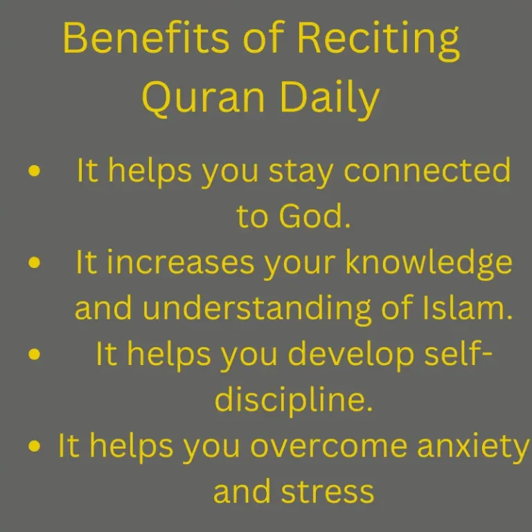 Benefits of Reciting Quran Daily