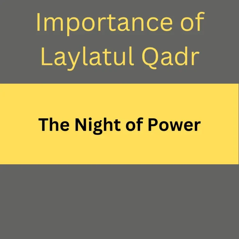 Importance of Laylatul Qadr