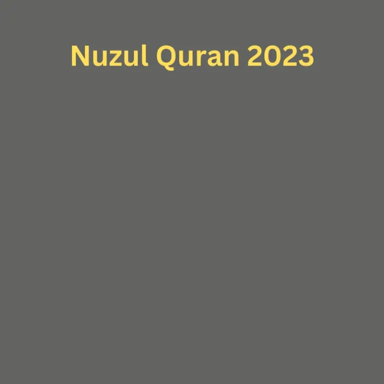 Nuzul Quran 2023