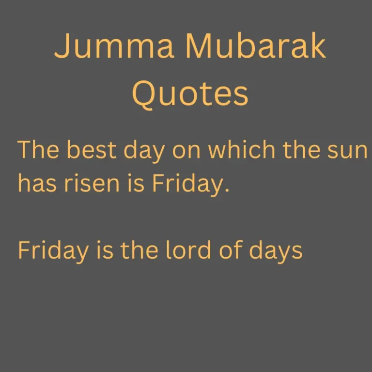 Jumma Mubarak Quotes: Inspiring Words to Welcome the Blessed Friday