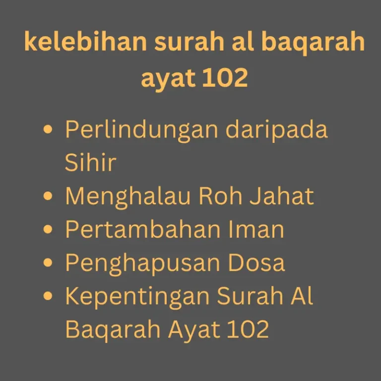 Kelebihan Surah Al Baqarah Ayat 102: Memahami Faedah dan Kepentingan