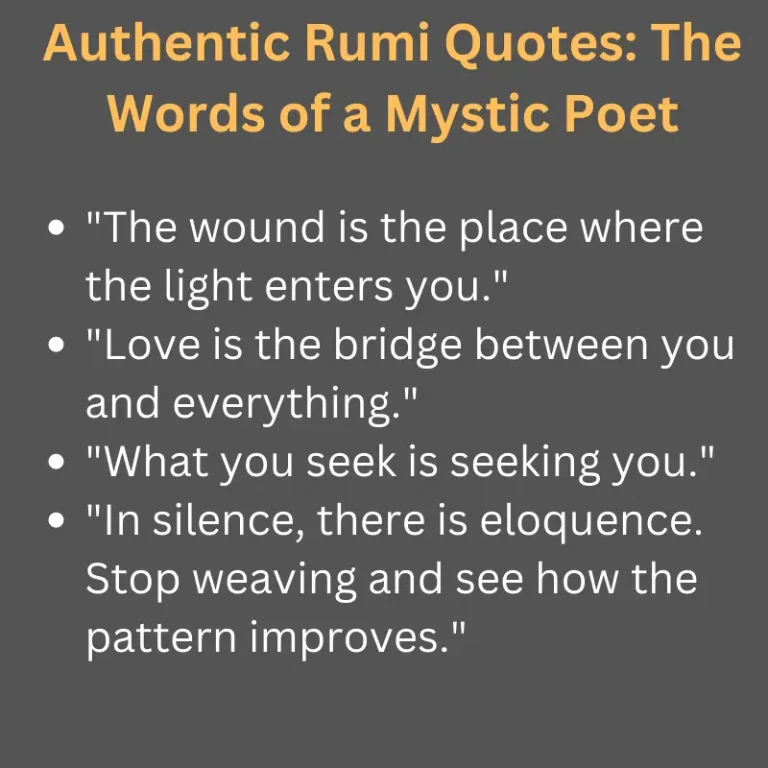 Authentic Rumi Quotes