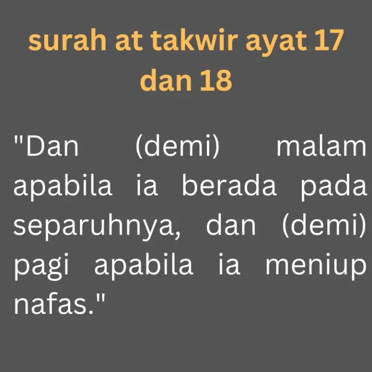 surah at takwir ayat 17 dan 18