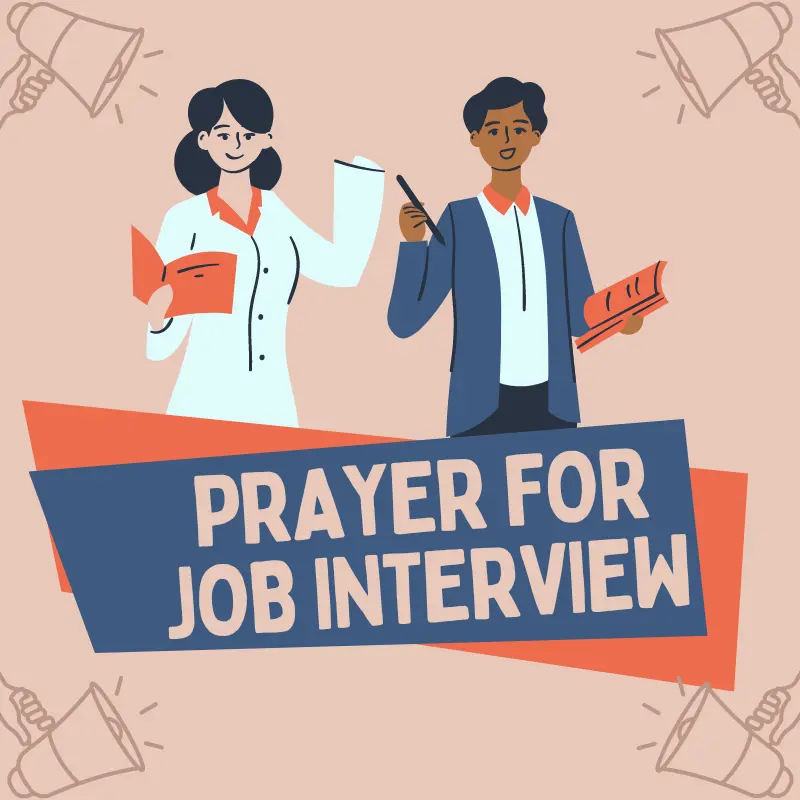 Prayer for Job Interview