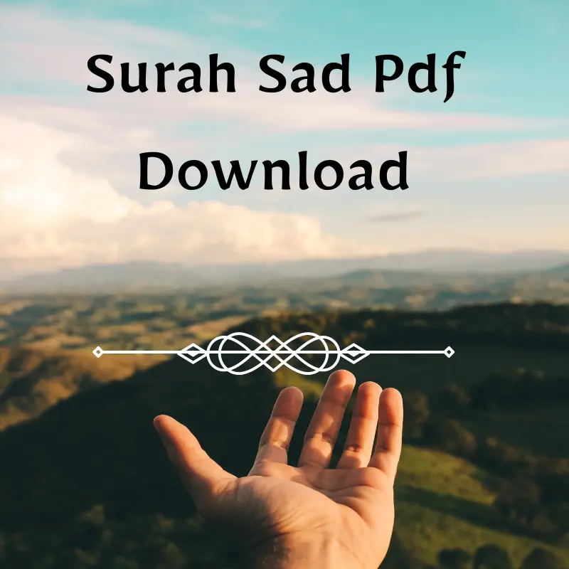 Surah Sad Pdf Download