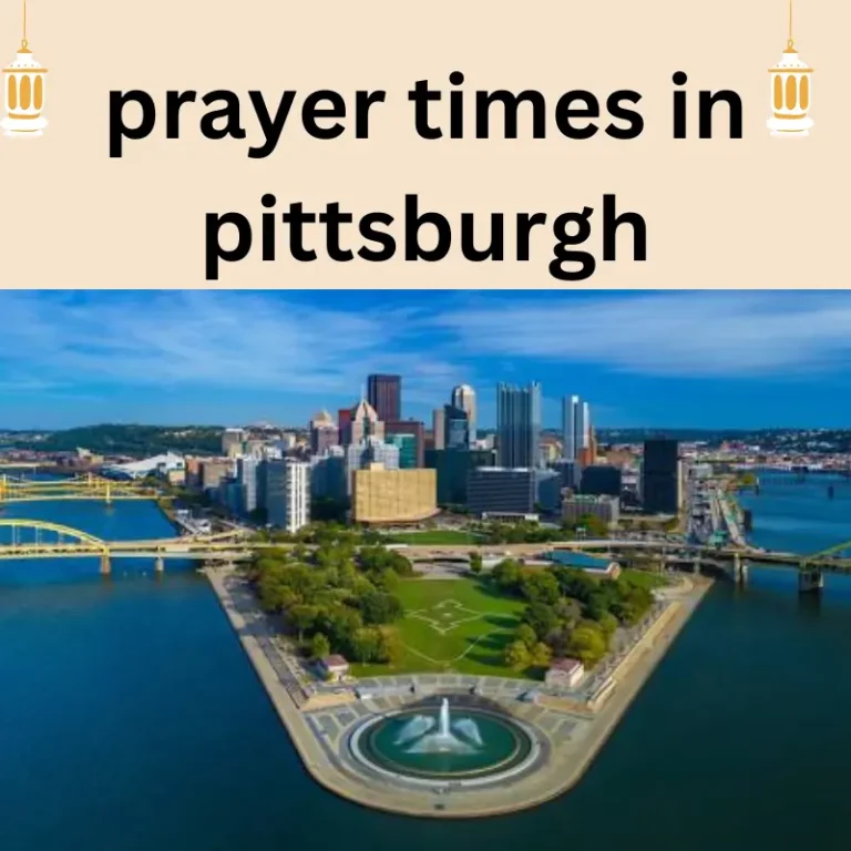 prayer times in pittsburgh