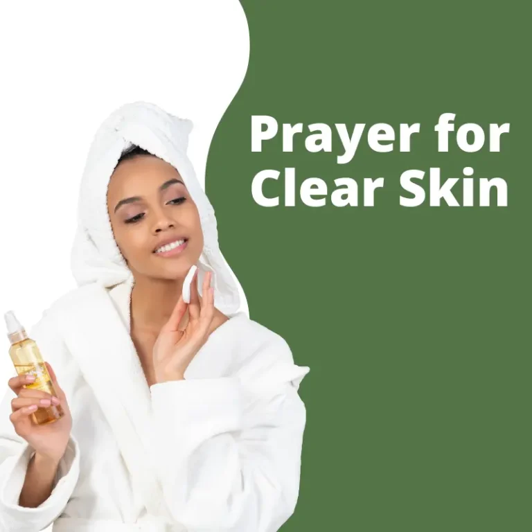 Prayer for Clear Skin
