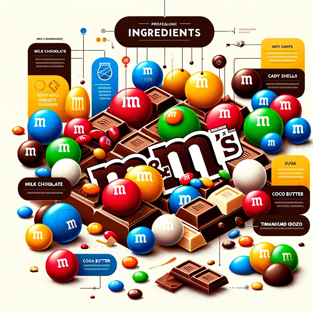 Manufacturing M&Ms chocolate