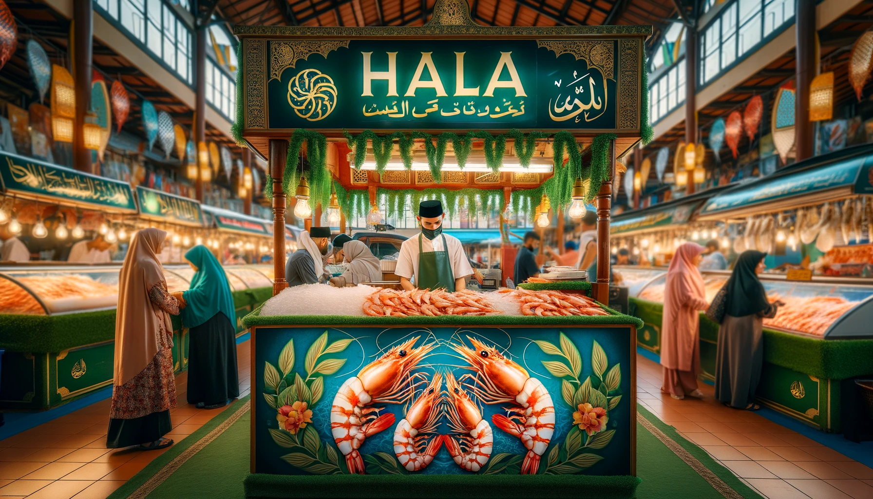 Halal certification for seafood