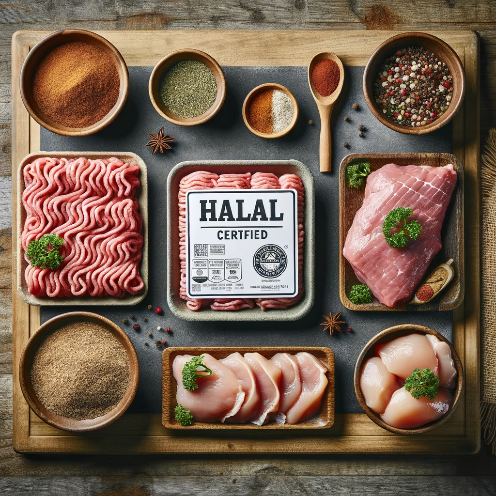 Halal meat ingredients