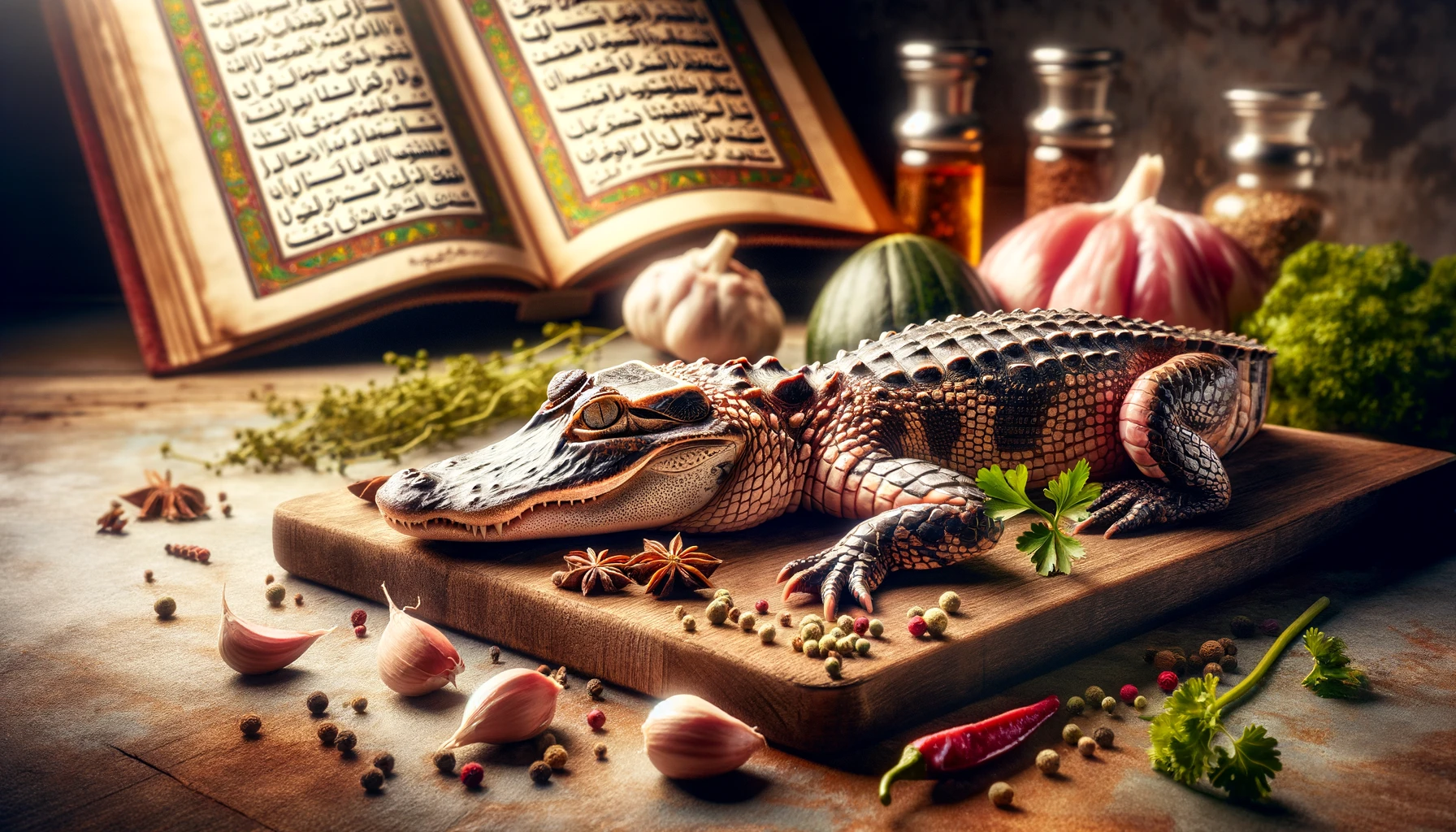 Islamic dietary laws alligator