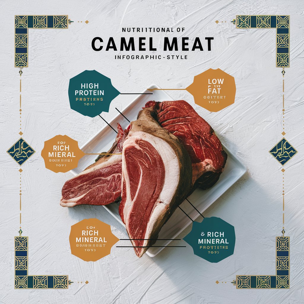 Halal camel meat