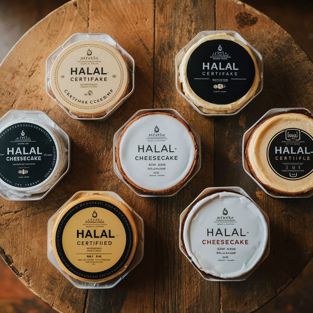 Halal-certified cheesecake brands